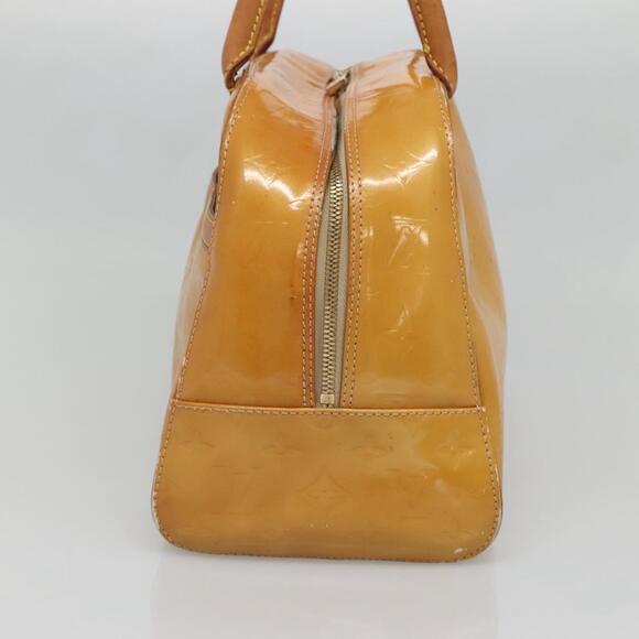 LOUIS VUITTON Monogram Vernis Tompkins Square Hand Bag Beige M91149 - Picture 5 of 13